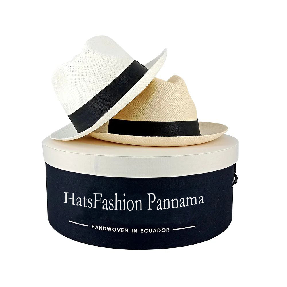 Can be rolls up for packing-Loreto Ecuador Straw Panama Hat -  Paja Toquilla [Box Packing&Buy 2 Get Free Shipping]