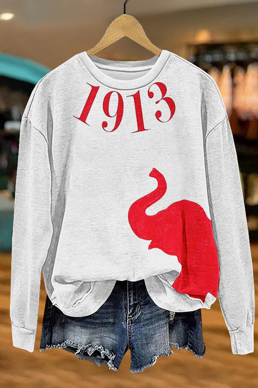 1913 Delta Sigma Theta Print Sweatshirt