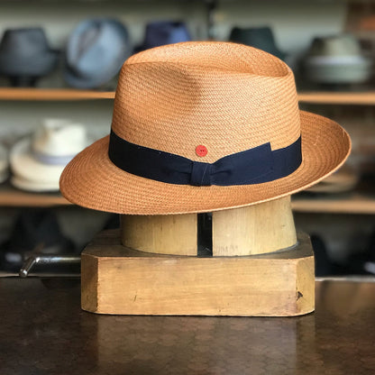 Can be rolls up for packing -Handmade panama hat-Torino