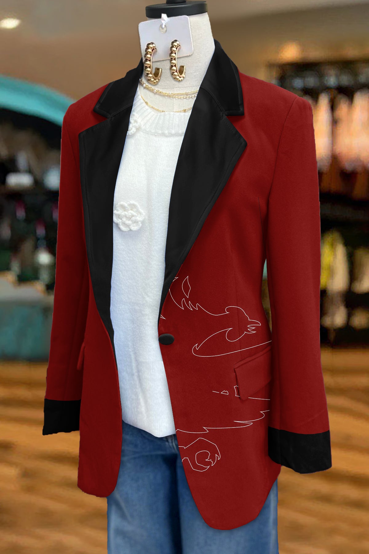 Gameday South Carolina Gamecocks Print Blazer