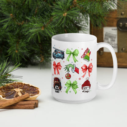 Merry Christmas White Glossy Mug