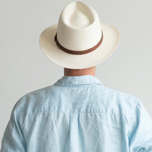 [New Arrivals!]Panama Western Fedora Buttero Leather Band