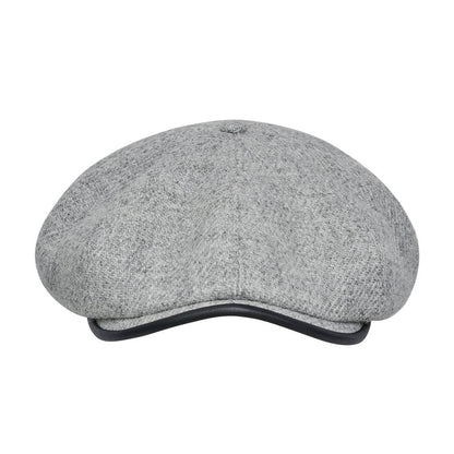 [NEW!]PEAKED CAPS Genuine Scottish Harris Tweed 8 Panels Man Cap Wool Reykjavik