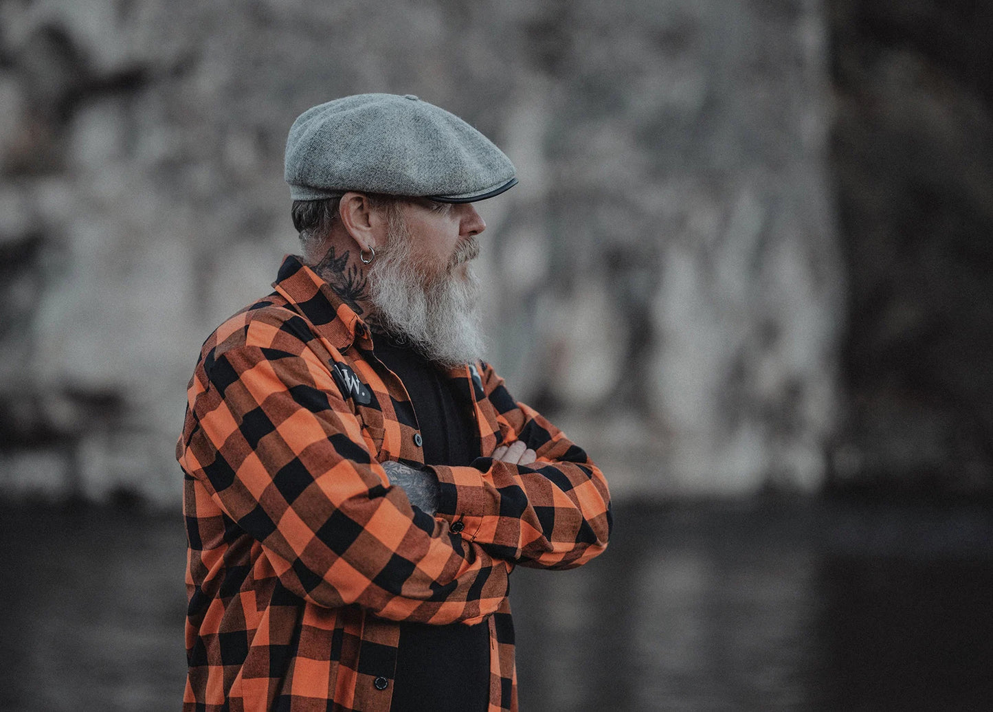 [NEW!]PEAKED CAPS Genuine Scottish Harris Tweed 8 Panels Man Cap Wool Reykjavik