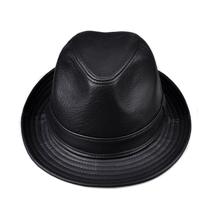 Lemont Genuine Leather Trilby Hat