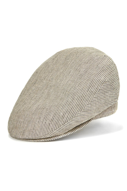 Cannes Linen Flat Cap