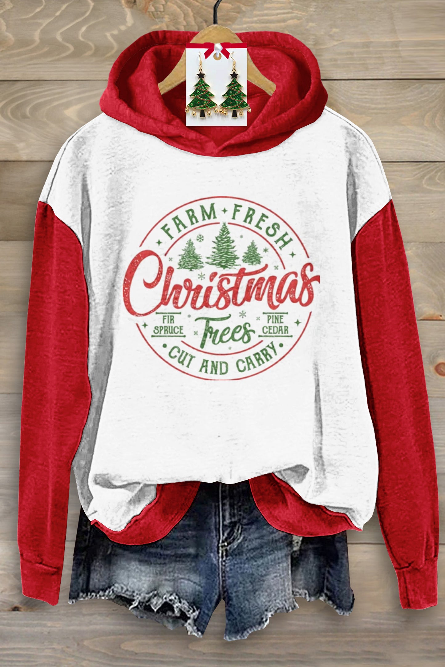 Farm Christmas Trees Sweatshirt