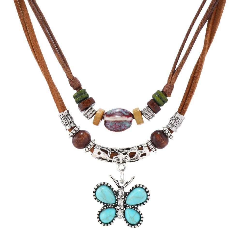 Women's Bohemian Butterfly Necklace