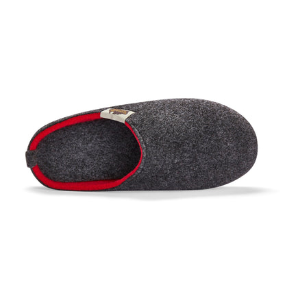 Outback Slippers - Men's - Charcoal & Red