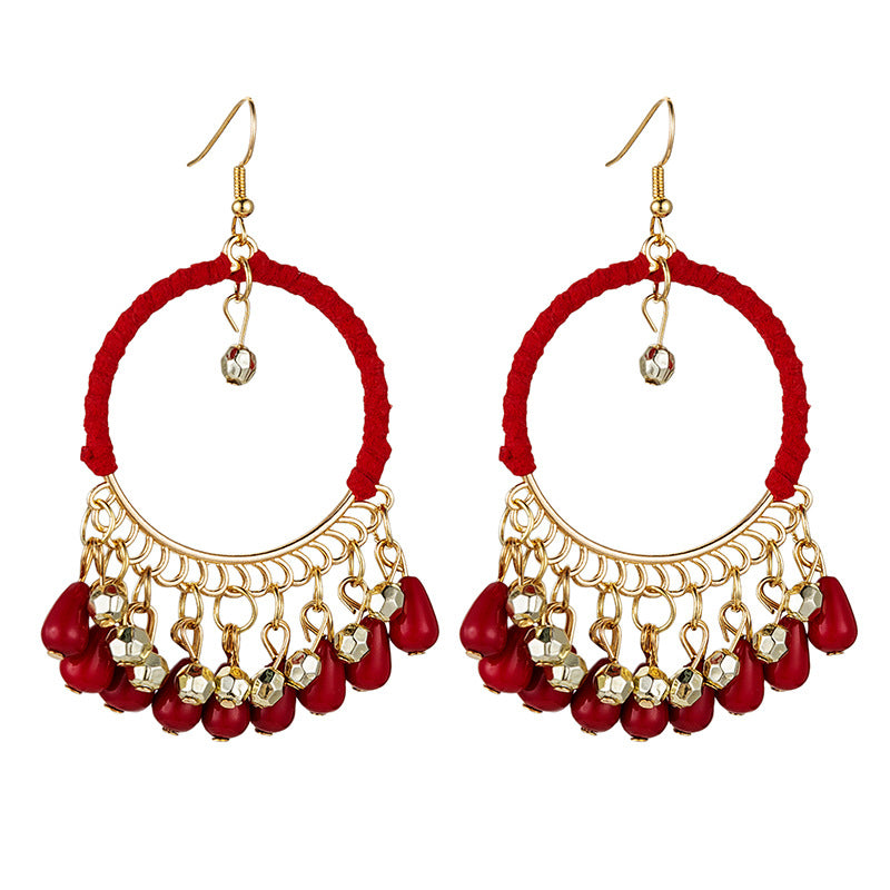 Women's Ethnic Style Tassel Earrings