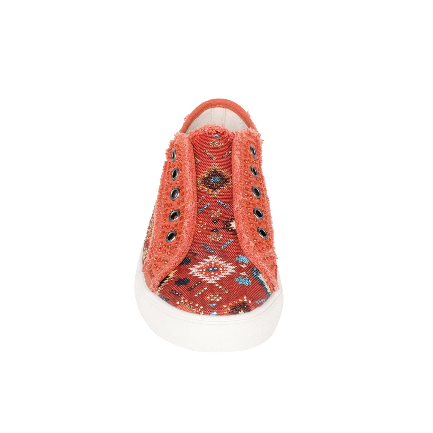 Montana West Aztec Print Canvas Shoes