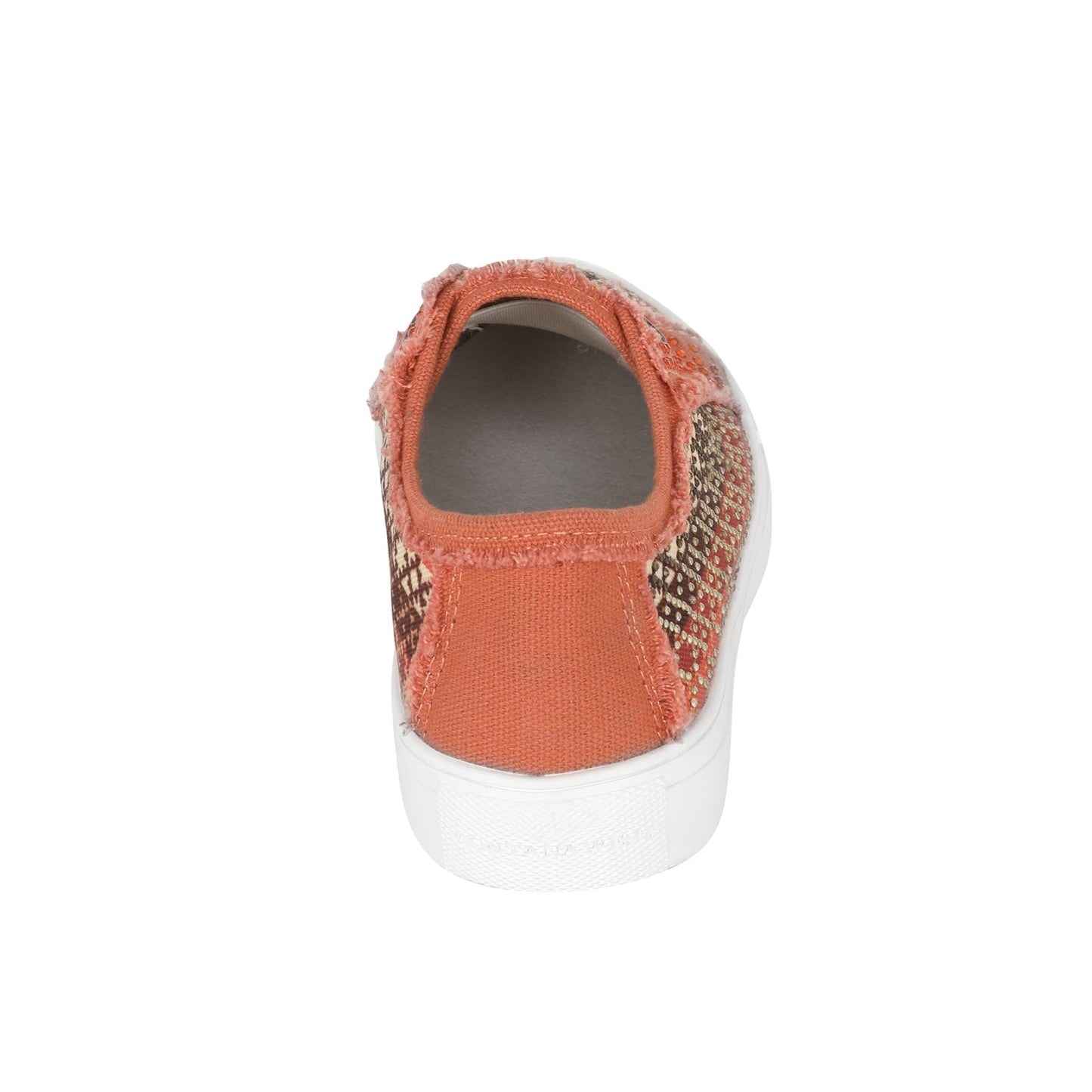 Montana West Aztec Print Bling Canvas Shoes