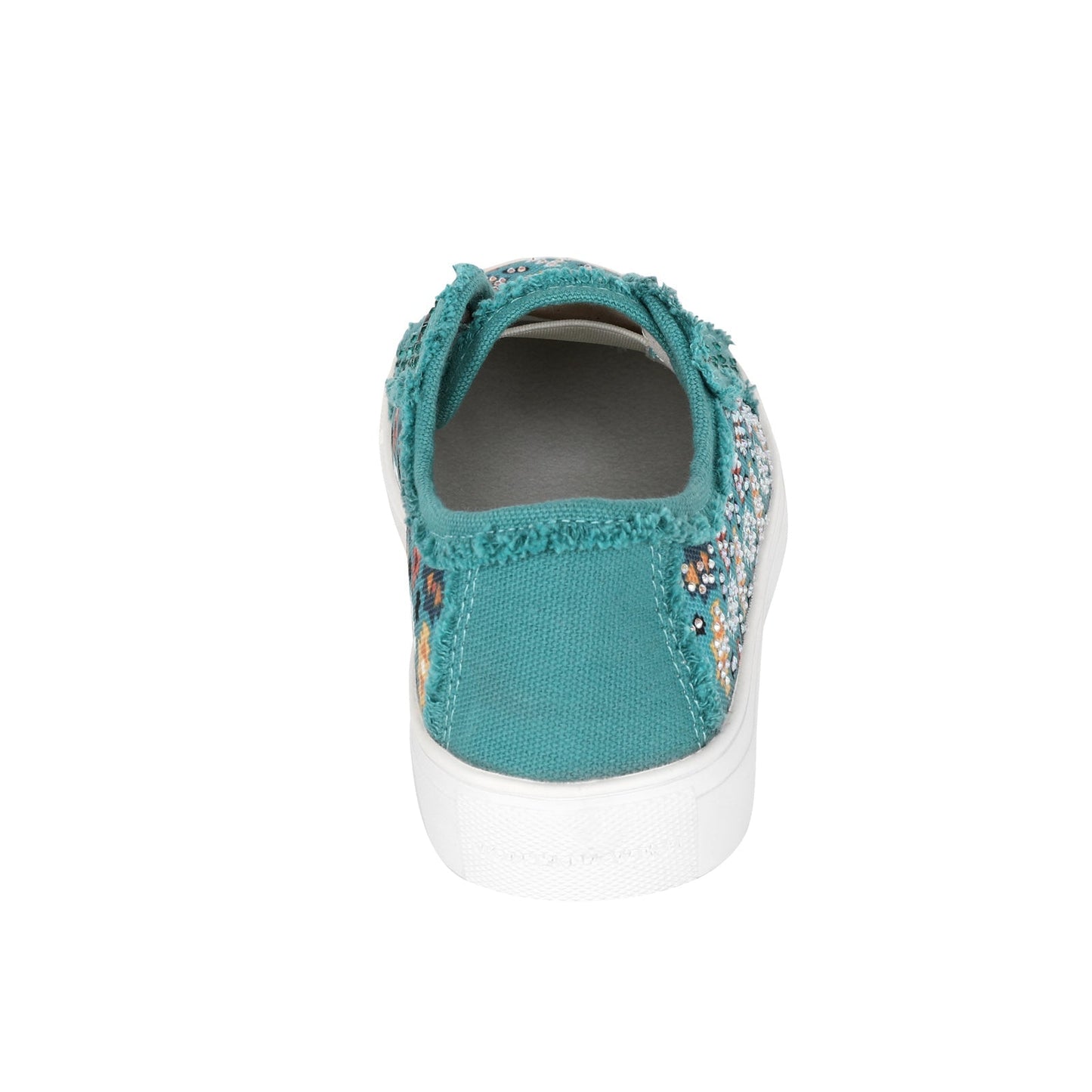 Montana West Aztec Print Bling Canvas Shoes