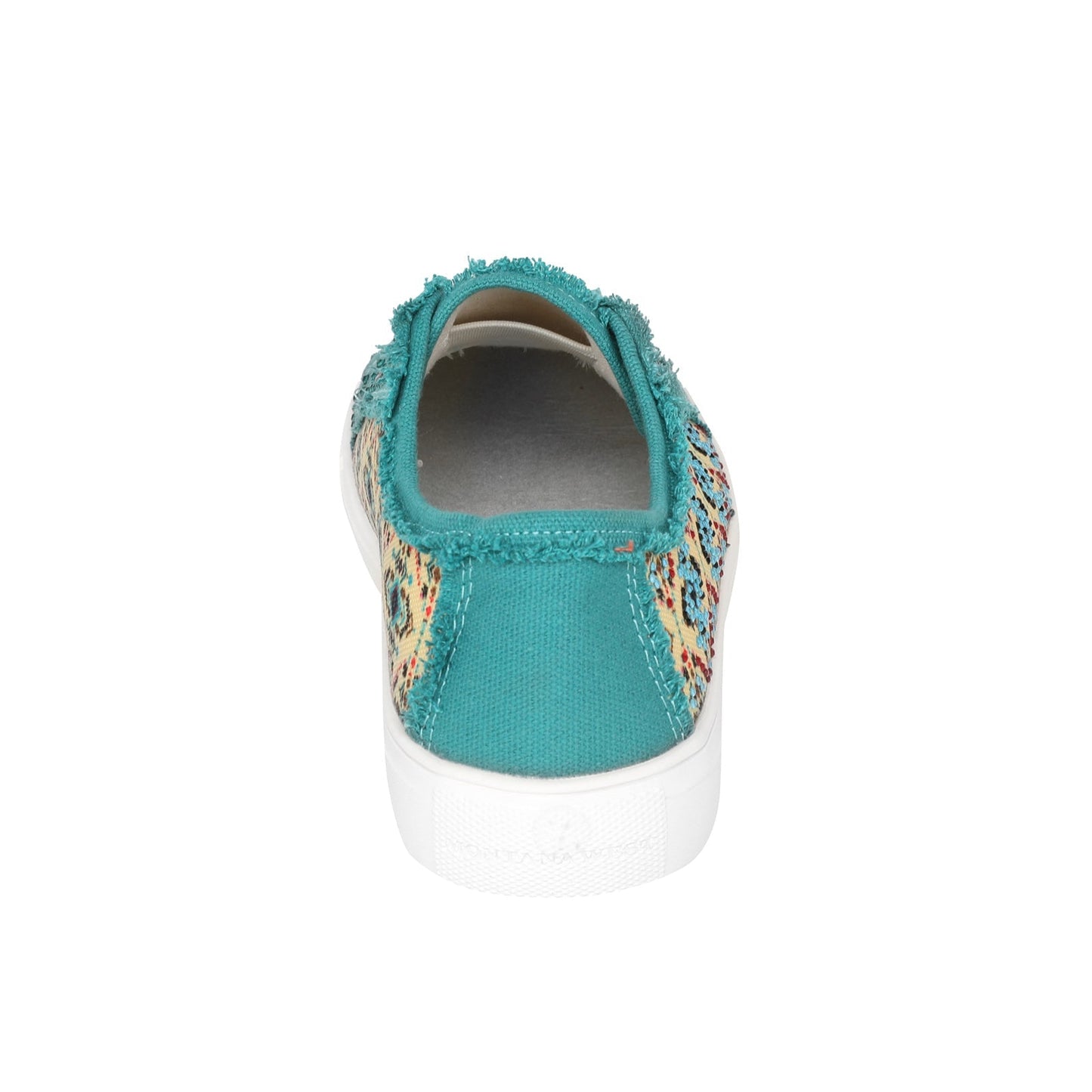 Montana West Aztec Print Bling Canvas Shoes