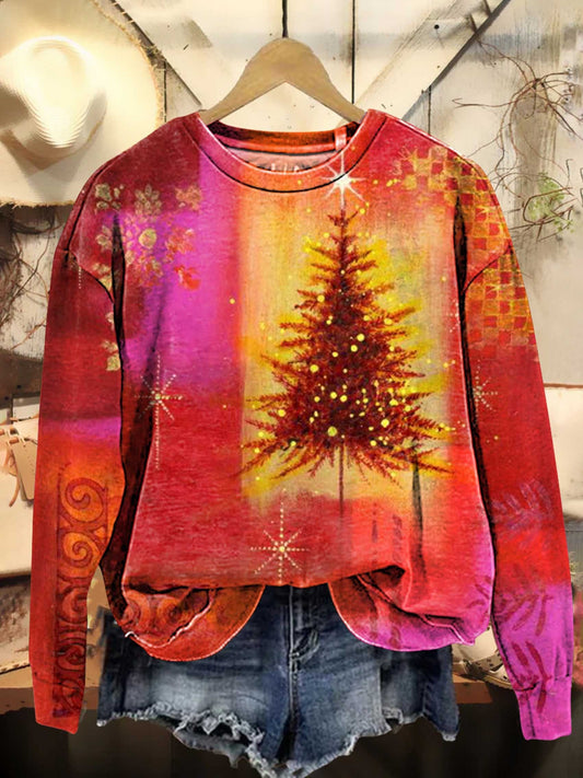 Christmas Tree Casual Sweatshirt