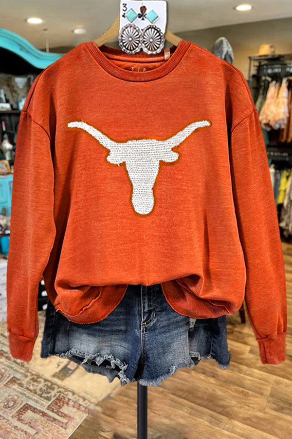 Casual Texas Longhorns Sweatshirt