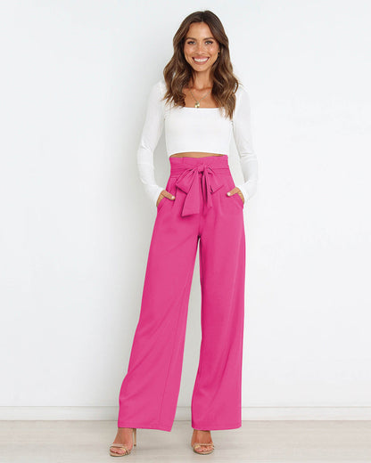 Casual Versatile Wide Leg Trousers