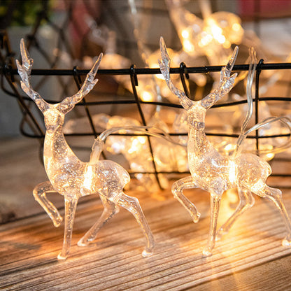 Christmas elk lamp string sika deer modeling lamp