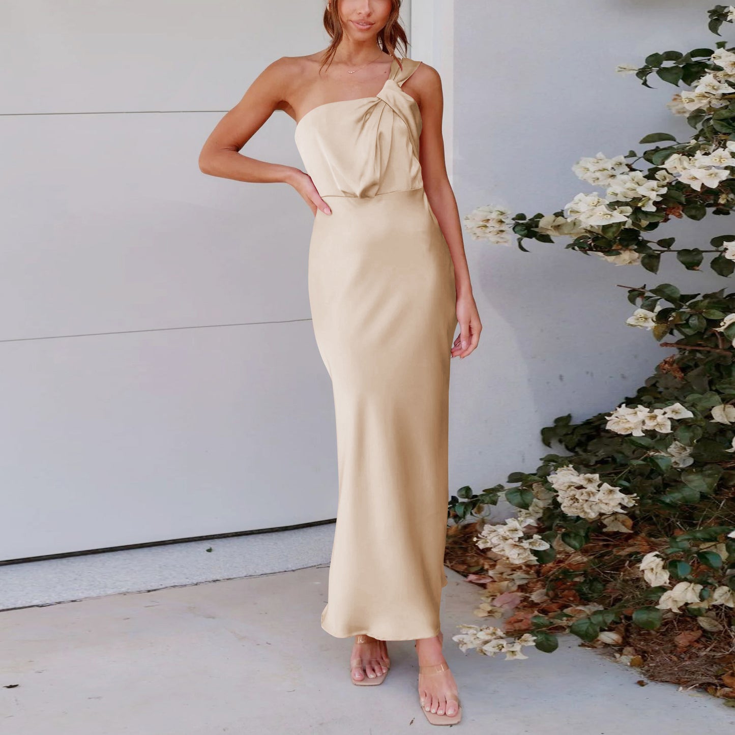 Long Skirt, Elegant And High-end Women's Slit, Sexy Hip-hugging Skirt, Slim Dress