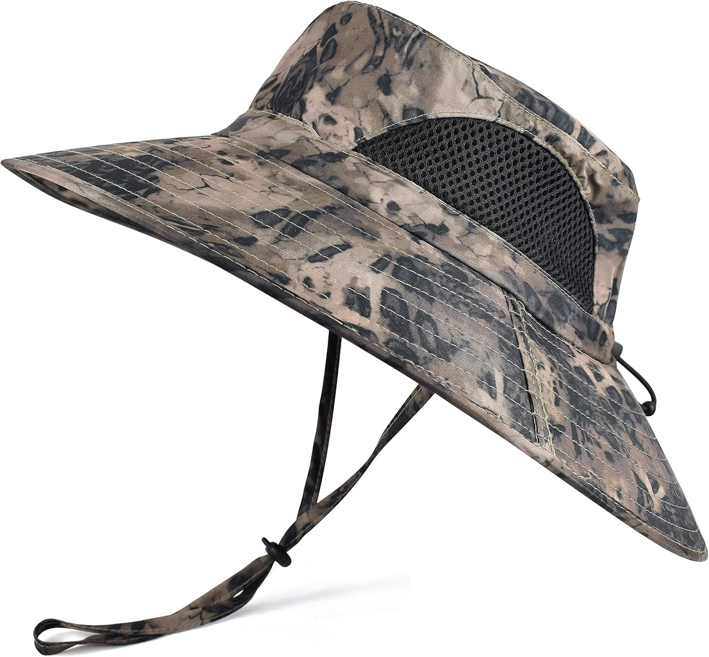 Men and Women Large Brim Waterproof Breathable Outdoor Quick Dry Boonie Hat