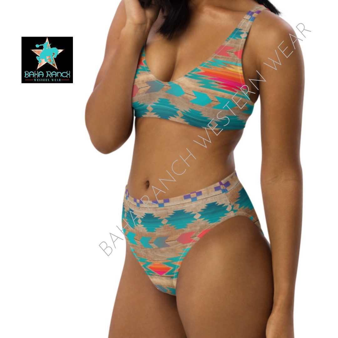 Yeehaw Southwest Aztec Bikini