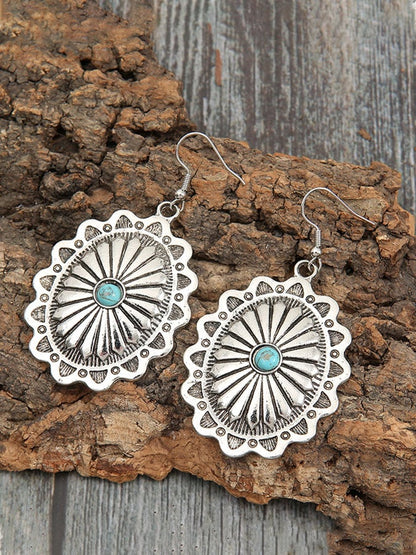 Vintage Turquoise Drop Turquoise Earrings