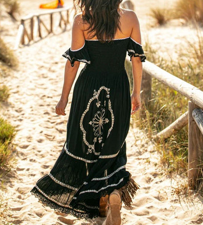 Women Western Balck Dress