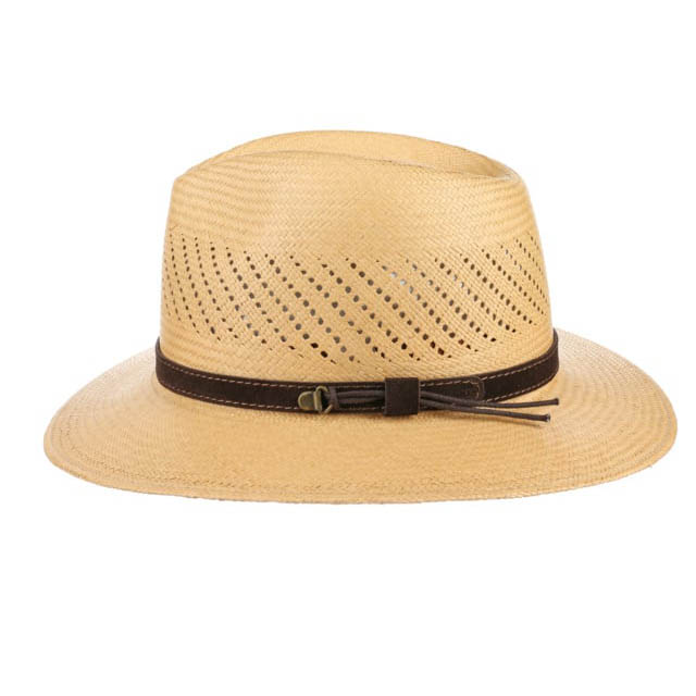 Riobam AIR PANAMA HAT-Paja Toquilla-brown [Fast shipping and box packing]