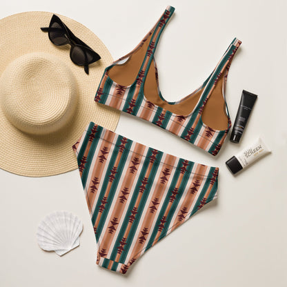 Yeehaw Cocoa Aztec Bikini