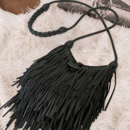 Vintage Tassels Crossbody Bag