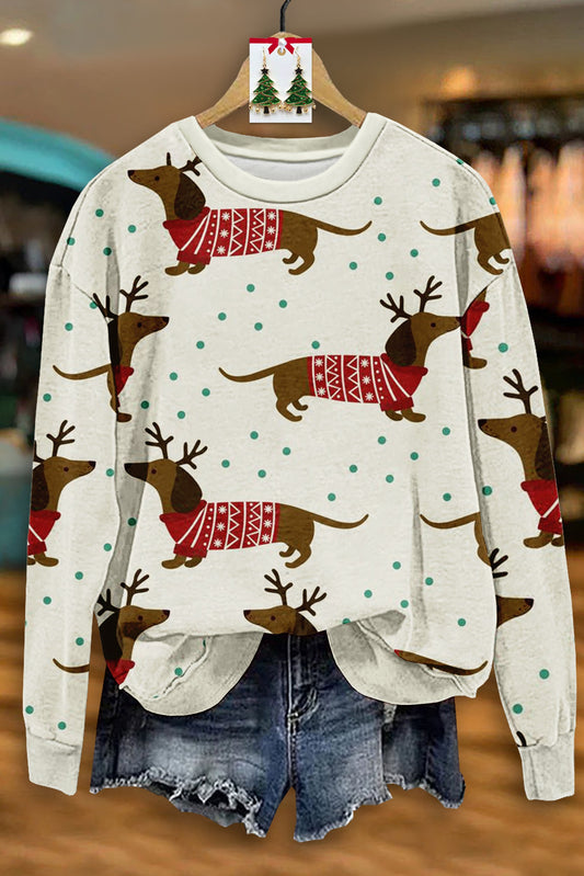 Dachshund Christmas Sweatshirt