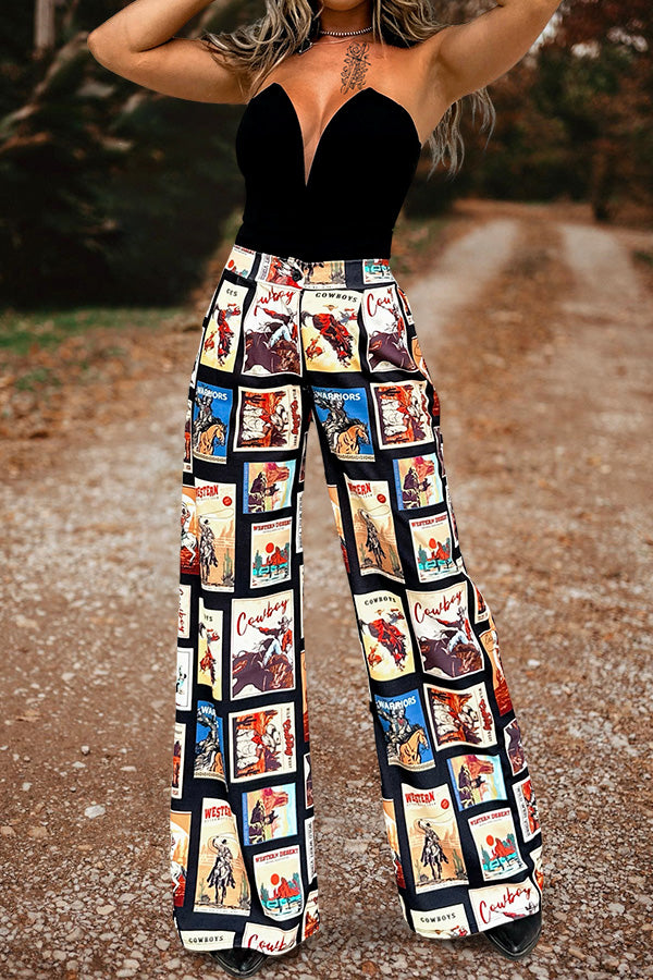 Pretty Cowboys Wide Leg Pants