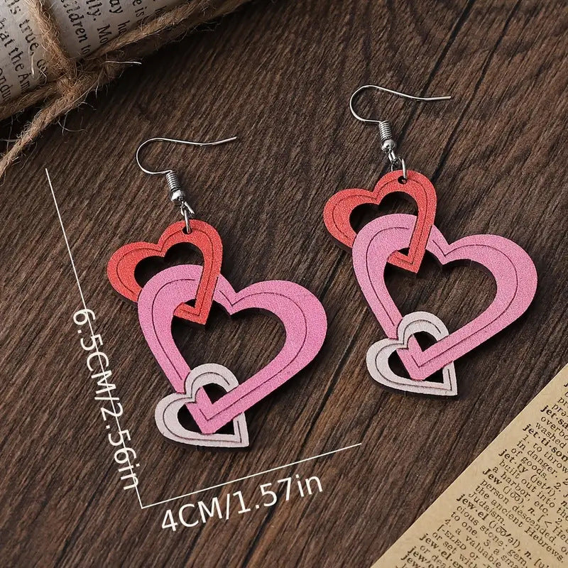 Hollow Heart Earrings