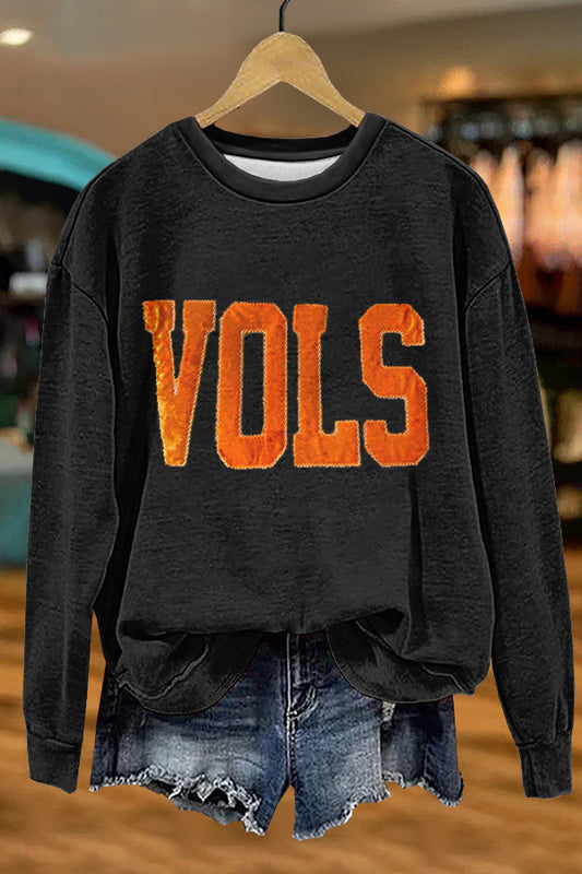 Cozy Gameday Tennessee Volunteers Print Sweatshirt