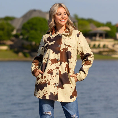 Desperado Cow Print Jacket