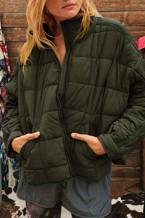 Casual Loose Lightweight Quilted Jacket