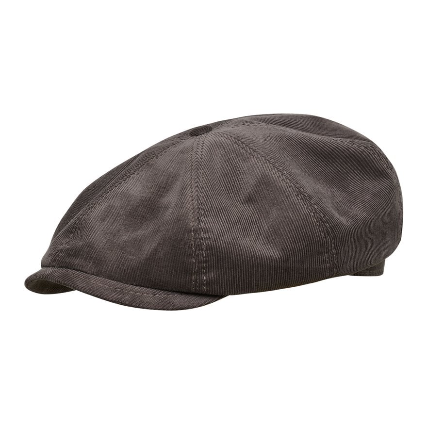 [NEW!]PEAKED CAPS Genuine Scottish Harris Tweed 8 Panels Man Cap-Shelby Corduroy