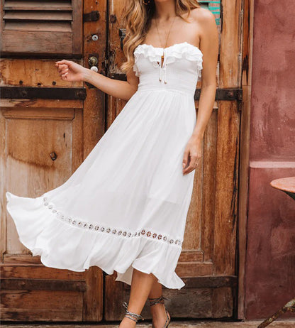 BARRYMORE MIDI DRESS WHITE