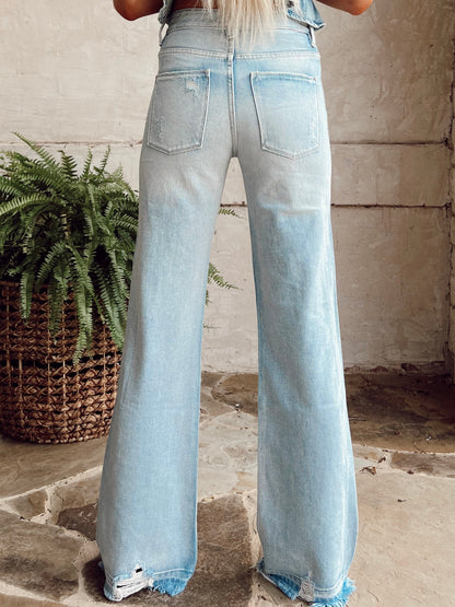 The Rowdy Creek Wide Leg Jeans