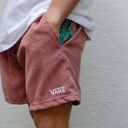 Retro Corduroy Surf Shorts Unisex Street Retro Skateboard Shorts