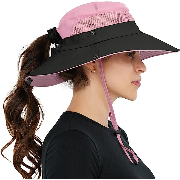 Fishing Hat UPF 50+ Wide Brim Sun Hat for Men and Women, Mens Bucket Hats with UV Protection for Hiking Beach Hats