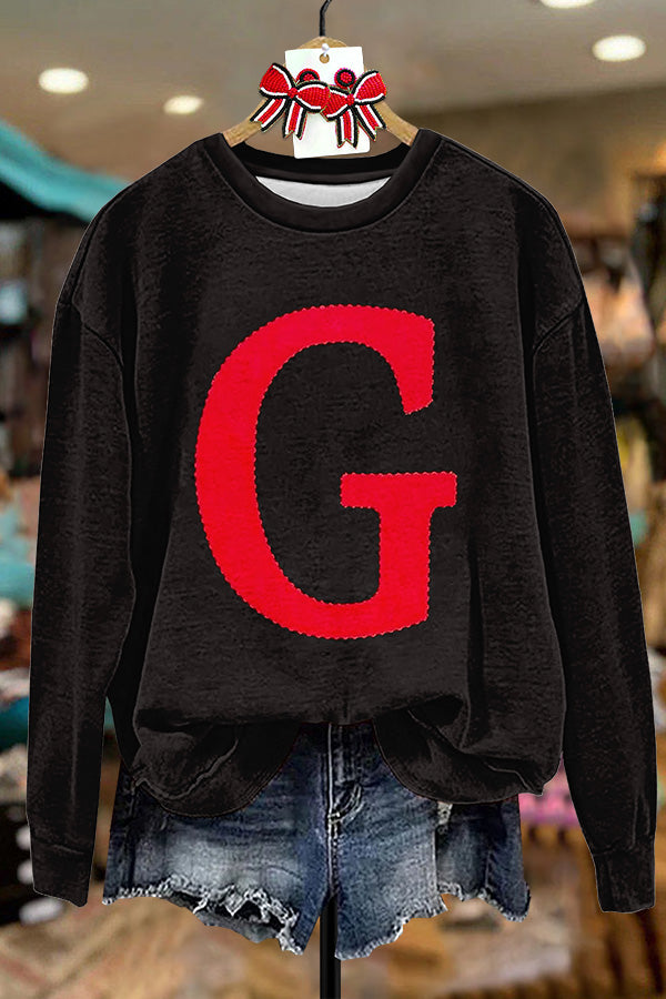 Georgia G Print Sweatshirt