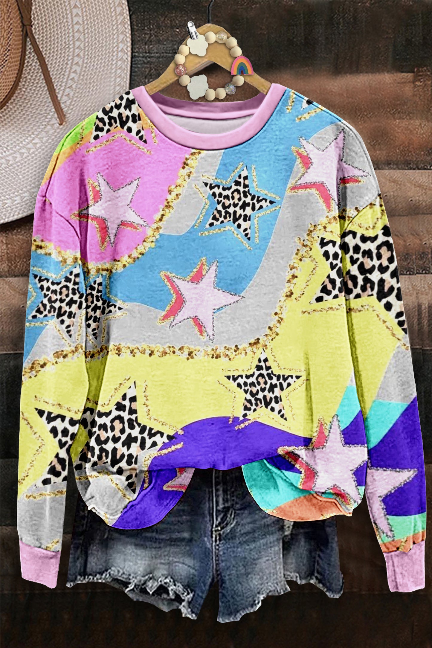 Super Star Print Sweatshirt