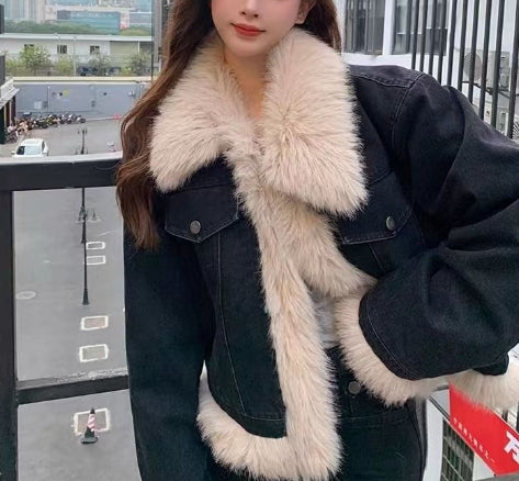 Women's Fashion Fur Coat