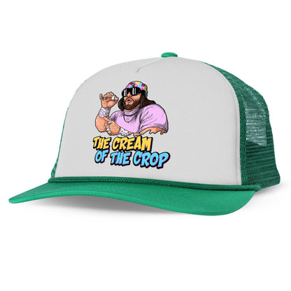 The cream Of the Crop Letter Printed Trucker Hat