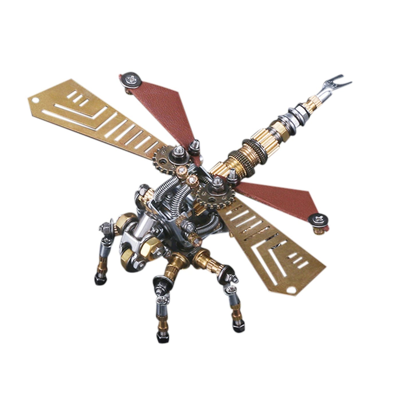 Adult Metal Insect Dragonfly Wasp Fire Fly Puzzle Model Kit 3D DIY Mechanical Assembly Model Building Kits Crafts Christmas Gift