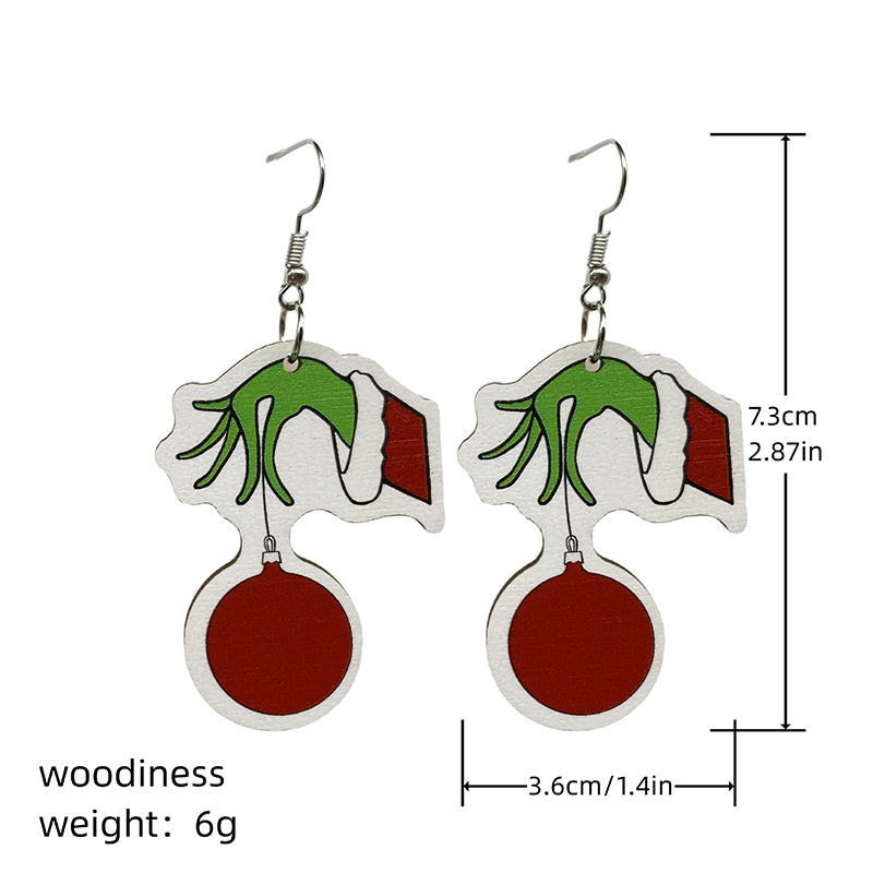 Christmas Grinch Earrings