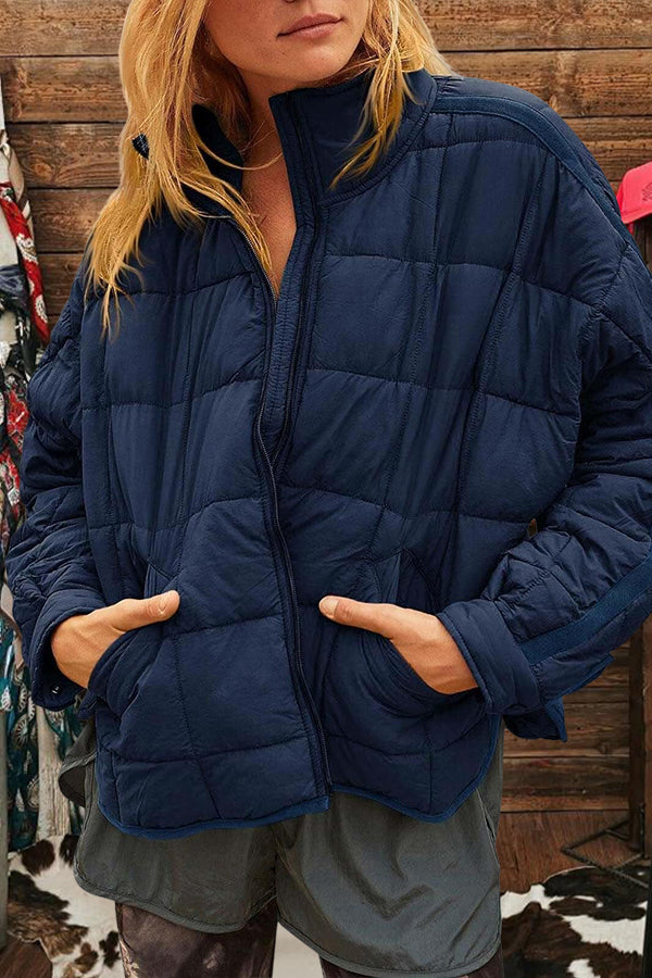 Casual Loose Lightweight Quilted Jacket