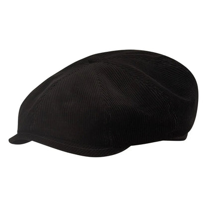 [NEW!]PEAKED CAPS Genuine Scottish Harris Tweed 8 Panels Man Cap-Shelby Corduroy