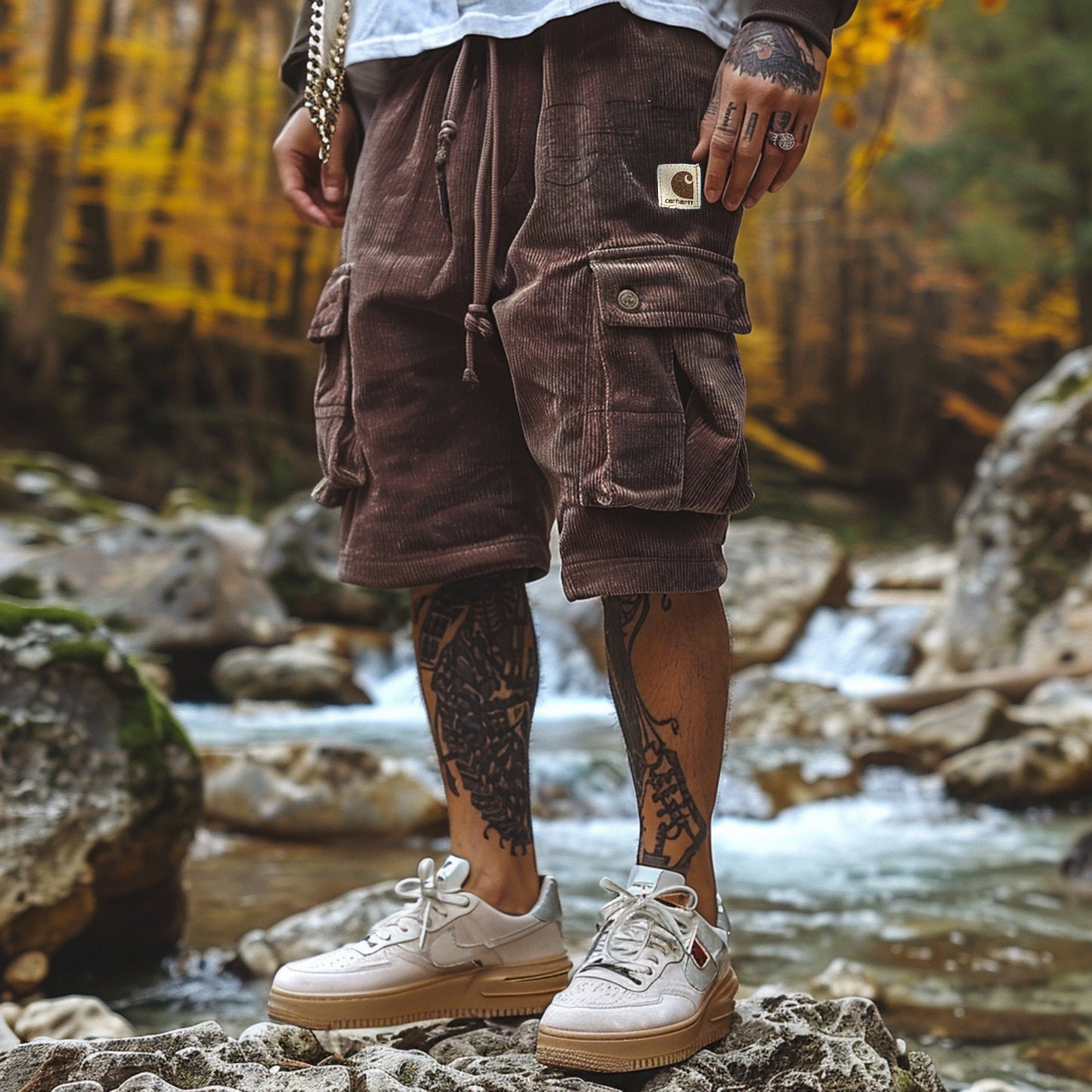 Outdoor Brand Design Loose Shorts